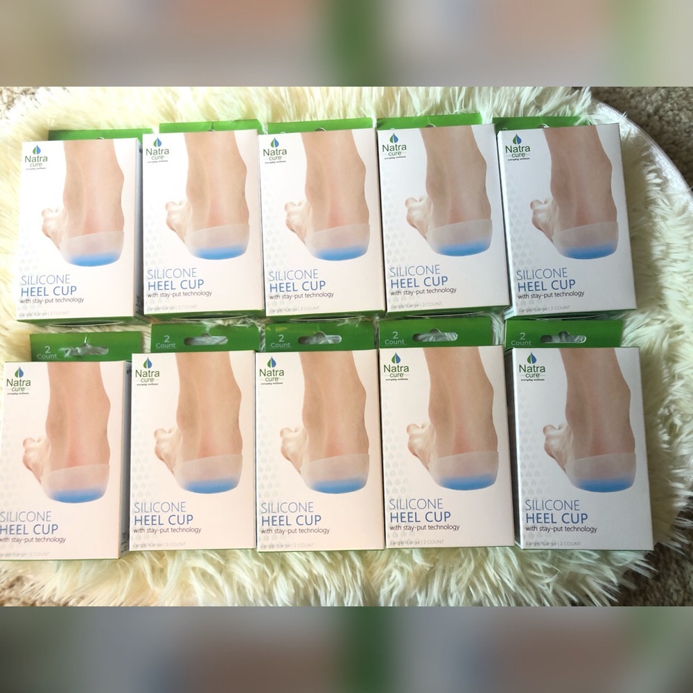 10 pairs Silicone cushion heel cup New